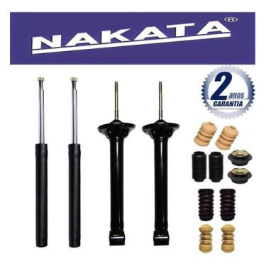 Imagem de 04 amortecedores nakata + kits GOL Bola (G2/G3/G4)
