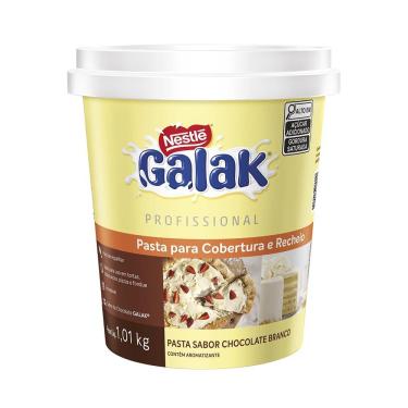 Imagem de Pasta Cremosa Nestlé para Cobertura Galak Chocolate Branco Pote 1,01kg