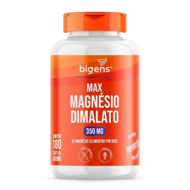 Imagem de Max Magnesio Dimalato 350mg - 180 Cápsulas - Bigens-Masculino