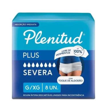 Imagem de Roupa Íntima Descartável Plenitud Protect Plus G/XG 8 unidades