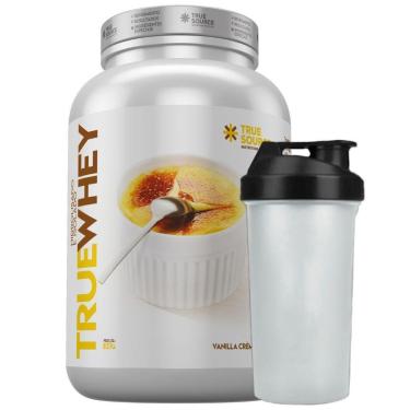 Imagem de Whey Protein Baunilha Brulee 837g Coqueteleira - True Source-Unissex