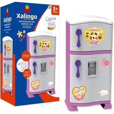 Imagem de Geladeira Refrigerador Pop Casinha Flor Xalingo