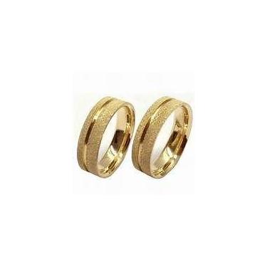 Imagem de Par Alianças De Casamento E Noivado Ouro 18k - mcosta joias