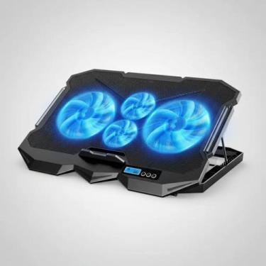 Imagem de Suporte Gamer Notebook 4 Coolers Ventoinhas Mesa Projetada - Sem marca