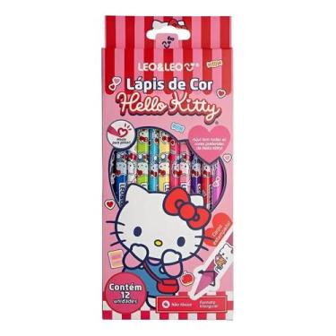 Imagem de Lapis 12 Cores Leonora Hello Kitty - LEO&LEO