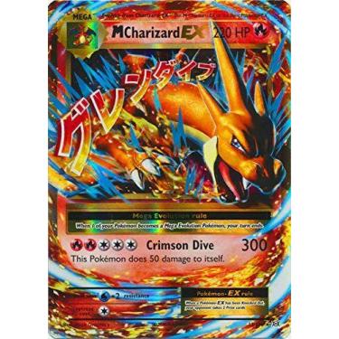 Imagem de Cartão colecionável Pokemon Mega-Charizard-EX XY Evolutions 13/108
