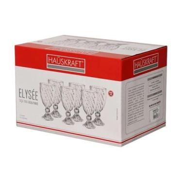 Imagem de Conjunto de 6 Taças Elysée para Água e Vinho Transparente 325ml TCVN02