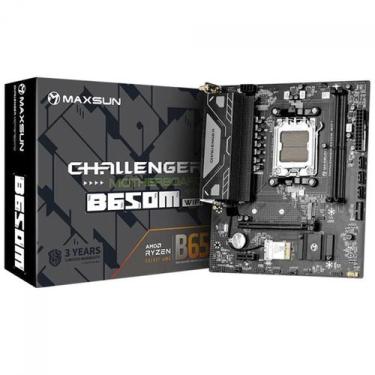 Imagem de Placa Mãe Maxsun Challenger B650M WI-FI, Chipset B650, AMD AM5, MATX, 