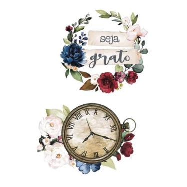 Imagem de Aplique Decoupage Coleção Memorias Vintage Apm4-496 em Papel e Mdf 4cm