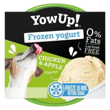 Imagem de Yowup Iogurte Gelado CHICKEN & APPLE para caes 110g - yow up