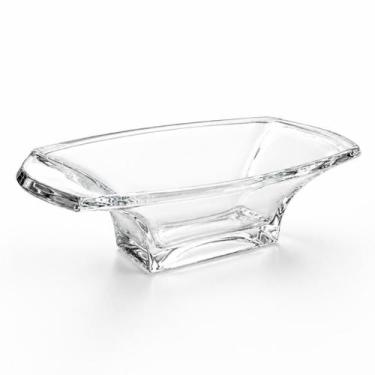 Imagem de Centro de Mesa/Fruteira -Retangular Alongado - Cristal Bohemia, 35cm