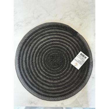 Imagem de Unidade de lugar americano cinza mescla preto 38cm - Wanxin