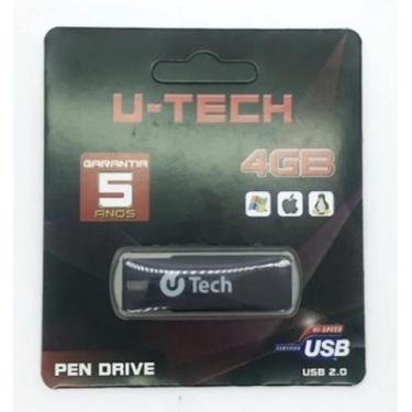Imagem de Pen drive 4 gb mfp4gb utech - U-Tech