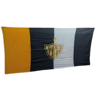 Imagem de Bandeira Atlético Mineiro 1,90m x 1,00m Poliester - Própria, 2