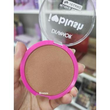 Imagem de Blush Compacto em pó Vegano Divamor Cor:Bronze, Bronze