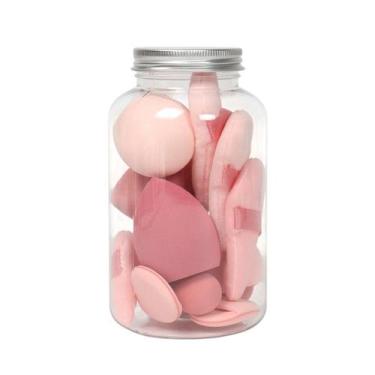 Imagem de Esponja de Maquiagem Kit 14 peças Multiuso Colors - Qiudi Beauty, Rosa