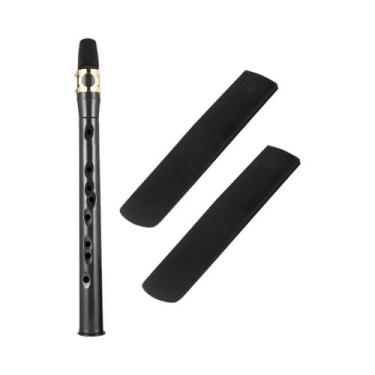Imagem de Saxofone Mini Pocket Bb com Boquilha Alto + 2 Palhetas Instrumentos de