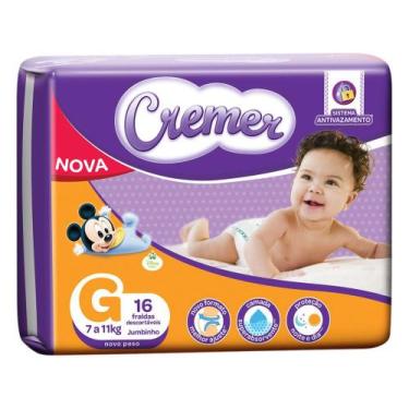 Imagem de Fralda Cremer Disney Baby Tam. G - 7 a 11kg 16 Unidades