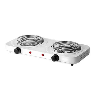 Imagem de Fogão Fogareiro Elétrico Duplo 2 Bocas Portátil 127v - Lojas Isaura