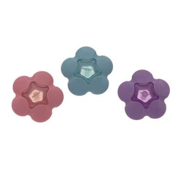 Imagem de Borracha Colorida Flowers 3 Cores - MOLIN