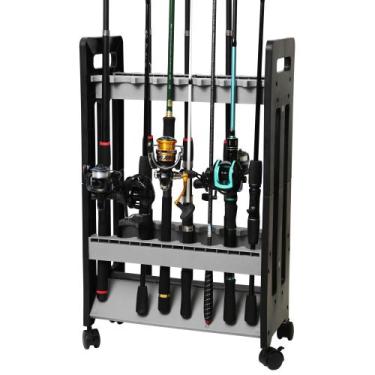 Imagem de Suporte Vertical para Varas de Pesca Jorazor para 16 Varas