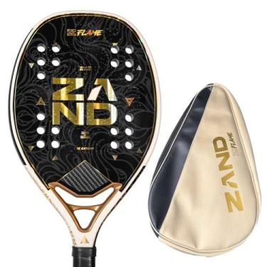 Imagem de Raquete de Beach Tennis Zand Z Flame 3K 2026, 316g, 25, 5