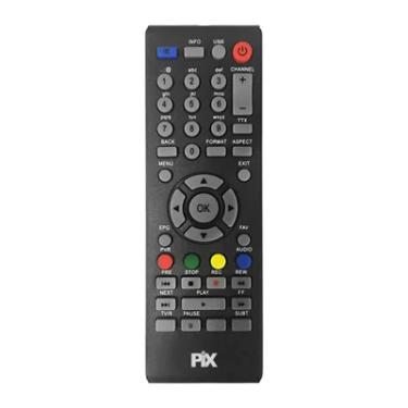Imagem de Controle Remoto Conversor Receptor Tv Digital Pix 4g Max