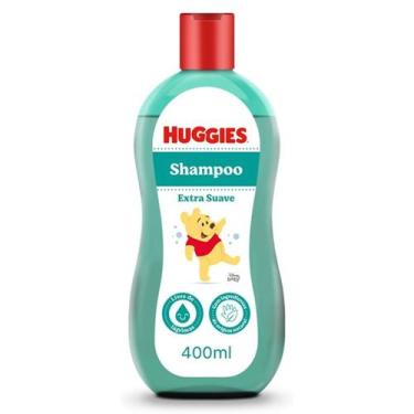 Imagem de Shampoo Huggies Extra Suave 400ml Cuidado Delicado Bebês