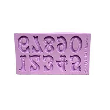 Imagem de Confeitaria dos moldes, F783 MOLDE DE SILICONE NÚMEROS CONFEITARIA ARTESANATO