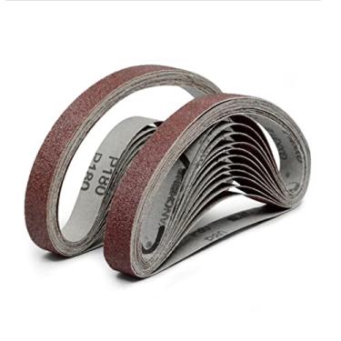 Imagem de 20 pcs 520 * 20mm Cintos de lixamento abrasivo fino bosamento de moagem grosso moedor acessórios YYDFPIIA (Size : P120)