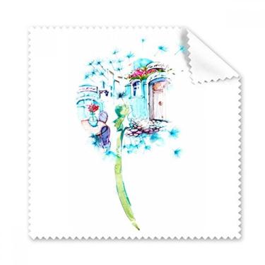 Imagem de Vaso de mesa de dente-de-leão para pintura em aquarela pano de limpeza para tela de telefone limpador de óculos 5 peças