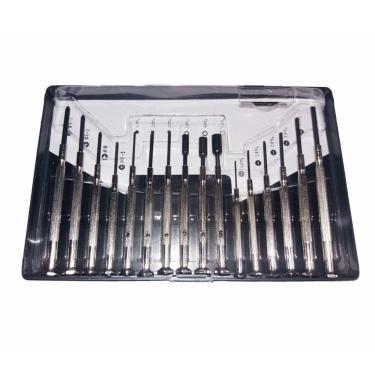 Imagem de Kit Ferramentas chaves de precisão 17 Peças Celulares Óculos