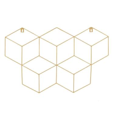 Imagem de Memory Board Cubo Quadro De Fotos Bege - 45Cm X 63Cm