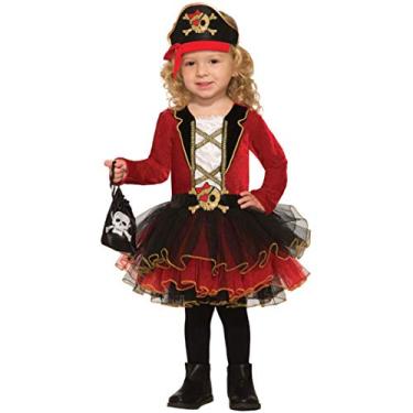 Imagem de Fantasia infantil de luxo para meninas piratas da Forum Novelties, 6 a 12 meses, Conforme mostrado., Infant