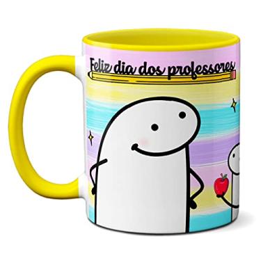 Imagem de Caneca Presente Dia Dos Professores Dedicação E Carinho (Amarela)