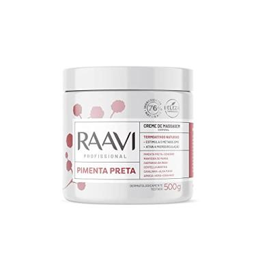 Imagem de Raavi Creme De Massagem De Pimenta Preta Termoativo 500G