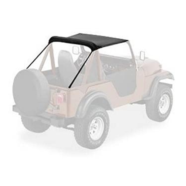 Imagem de Bestop 5250501 Top de biquíni tradicional Black Crush para 1951-1991 M38A1, CJ5 e CJ6