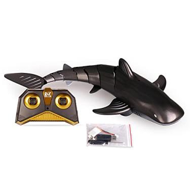 Imagem de Mini brinquedo de controle remoto tubarão rc brinquedo de natação brinquedo subaquático rc barco barco de corrida elétrica paródia piscina de brinquedo