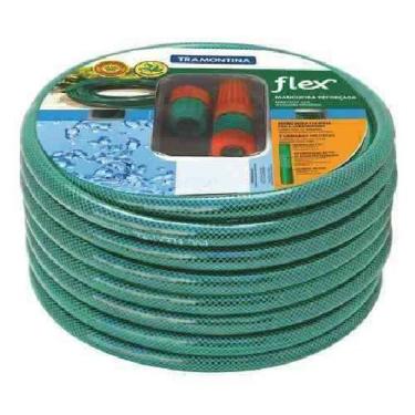 Imagem de Mangueira Jardim Flex Kit Esguicho 20M Tramontina 79172200