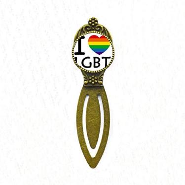 Imagem de Marcador de página retrô Rainbow Transgênero Bisexuals LGBT
