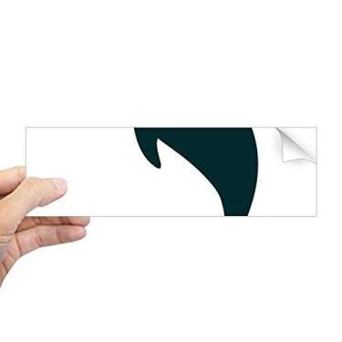 Imagem de Blue Ocean Docile Adesivo de para-choque retangular golfinho fofo para janela