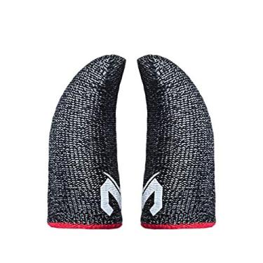 Imagem de Luva de Dedo Gamer Memo - Preta - Aumenta Precisão em até 30% - Anti Suor - Desliza Mais Fácil - Acessório de Jogo para Free Fire e PUBG