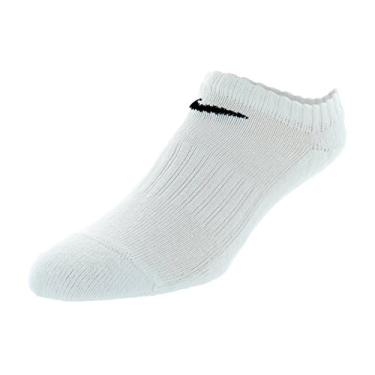 Imagem de Nike Unisex No-show cotton socks. 6 Pairs, Medium, White.