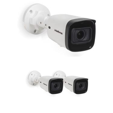 Imagem de Kit 3 Câmeras IP 2 Megapixels 40m Zoom Motorizado VIP 3240 Z G2 Intelbras
