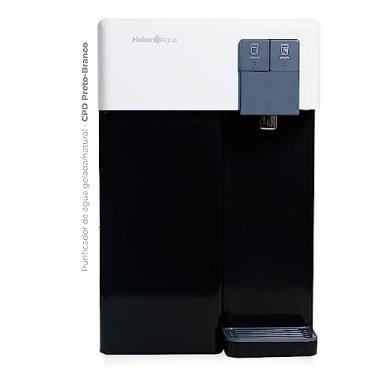 Imagem de Filtro Purificador De Água Alcalina Ionizada Gelada e Natural Hoken (220V, Preto-Branco)
