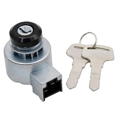 Imagem de DEELY 6C040-55452 Interruptor de ignição com 2 chaves de substituição para Kubota B2400 B2100 B7500 B1700 B7510