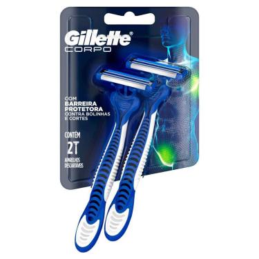 Imagem de Gillette Corpo Aparelho de Depilação Corporal Descartável 2 Unidades