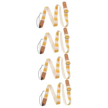 Imagem de ERINGOGO 4 Pcs Cinta De Guitarra Cinto De Guitarra Alças De Bolsa De Substituição Crossbody Suspensório Banjo Alça De Guitarra Boêmia Violão Alça De Baixo Senhorita Listra Carteira