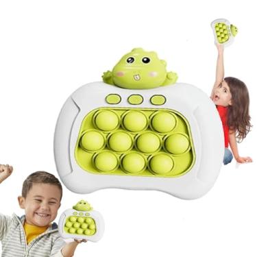 Imagem de Pop It Eletrônico Spinner Sensory Game Educativo Anti Stress Divertido Infantil +3 Anos Quick Fidget Toys Fast Push Puzzle Tecla Silicone Eletrônico Com Música E 4 Modos De Jogar (Dino)