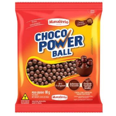 Imagem de Cereal com Cobertura | Sabor Chocolate Choco Power Ball 80g